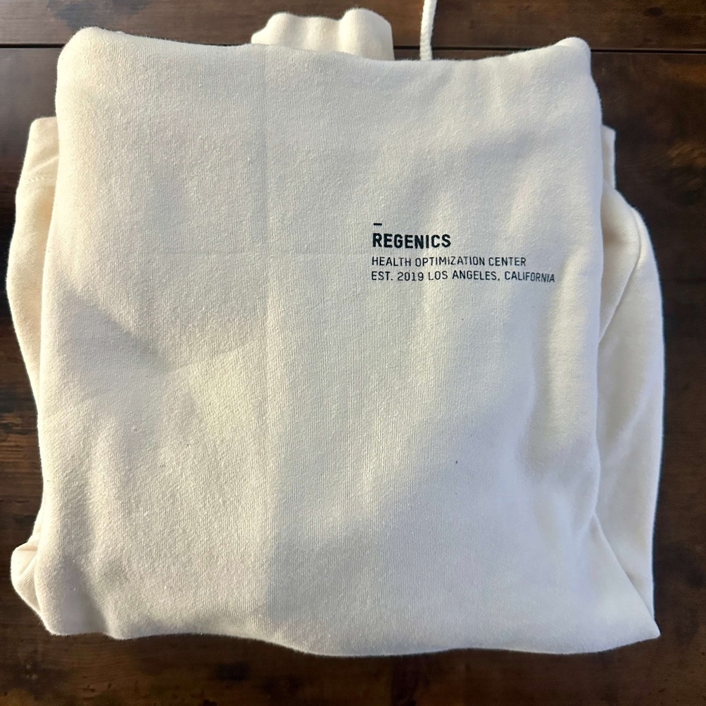 Regenics XL Ivory Cream Sweatshirt comfy cozy warm fur inside